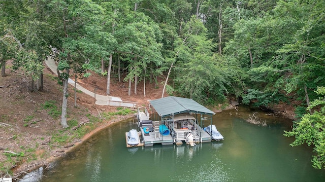109 Tall Ship Dr, Anderson, SC 29625 - dock featuring boat lift