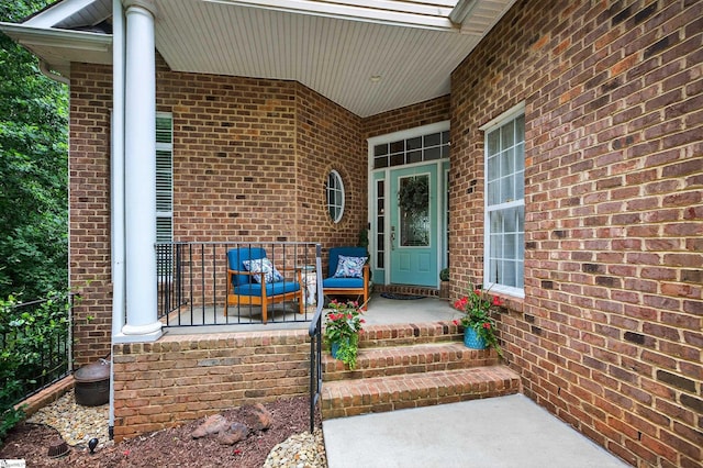109 Tall Ship Dr, Anderson, SC 29625 - property entrance featuring brick siding and a porch