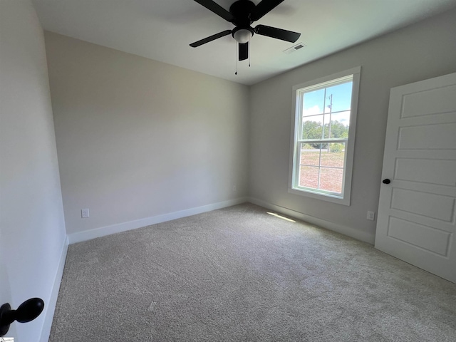 3352 Earls Bridge Rd, Easley, SC 29640 - spare room with carpet floors and a ceiling fan