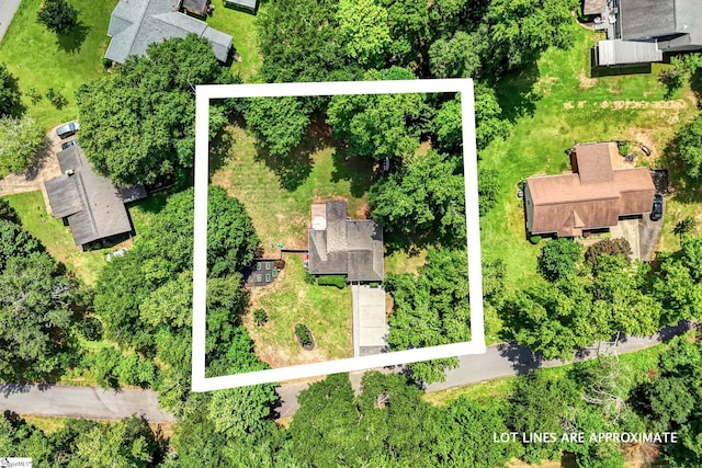 226 Mariposa Cir, Anderson, SC 29621 - aerial overview of property's location with property parcel outlined