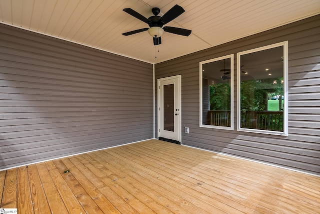 156 Grand Oak Cir, Pendleton, SC 29670 - wooden deck featuring ceiling fan