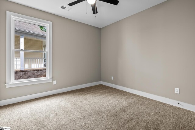 156 Grand Oak Cir, Pendleton, SC 29670 - carpeted empty room with a ceiling fan and baseboards