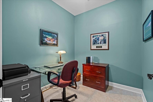 228 Holstein Ct, Fountain Inn, SC 29644 - home office featuring baseboards