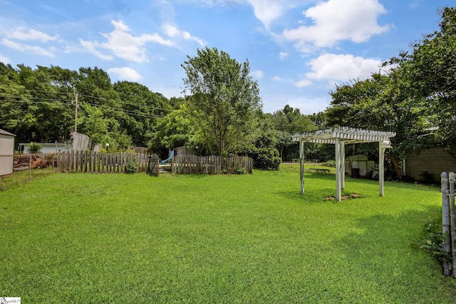 506 Piedmont Hwy, Piedmont, SC 29673 - view of yard featuring a pergola