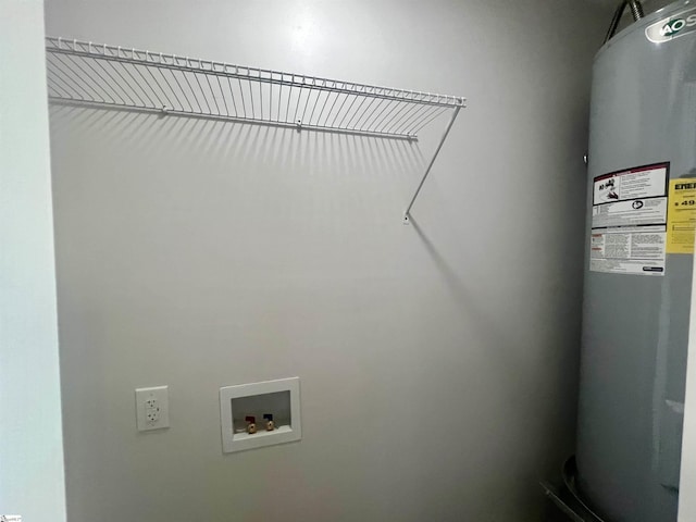 3023 Plainview Rd, Anderson, SC 29626 - washroom with electric water heater and washer hookup
