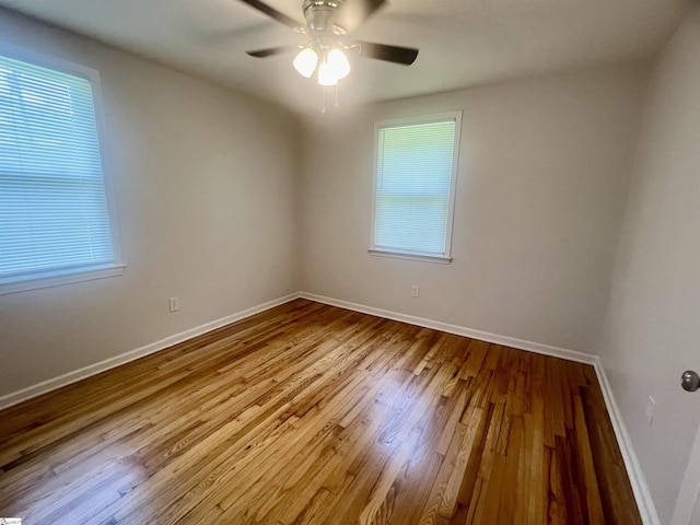 3023 Plainview Rd, Anderson, SC 29626 - spare room featuring ceiling fan and wood finished floors