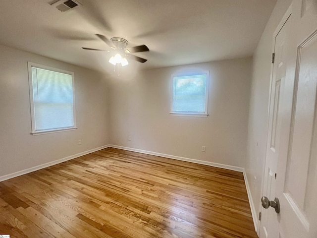 3023 Plainview Rd, Anderson, SC 29626 - spare room with ceiling fan and light wood-type flooring