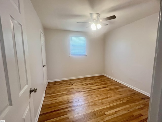 3023 Plainview Rd, Anderson, SC 29626 - unfurnished bedroom featuring wood finished floors and a ceiling fan