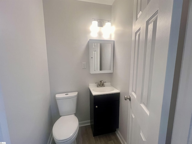 3023 Plainview Rd, Anderson, SC 29626 - bathroom featuring vanity and wood finished floors