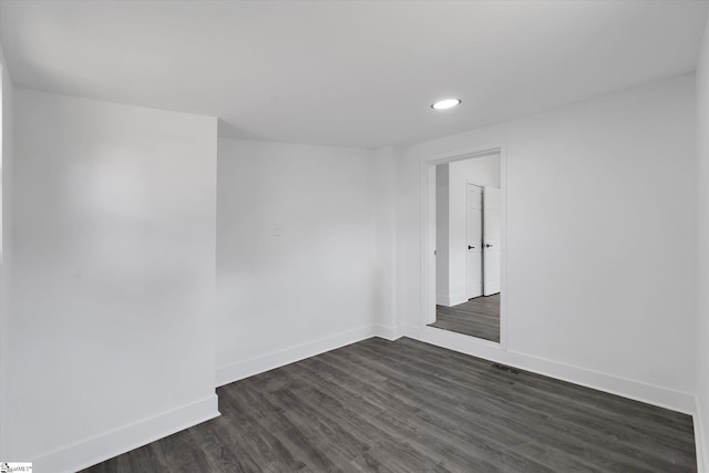 17 Smythe St, Pelzer, SC 29669 - empty room featuring recessed lighting and dark wood-type flooring