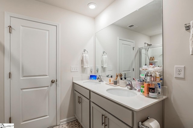 200 Bridlewood Ln, Piedmont, SC 29673 - full bath with double vanity and an enclosed shower