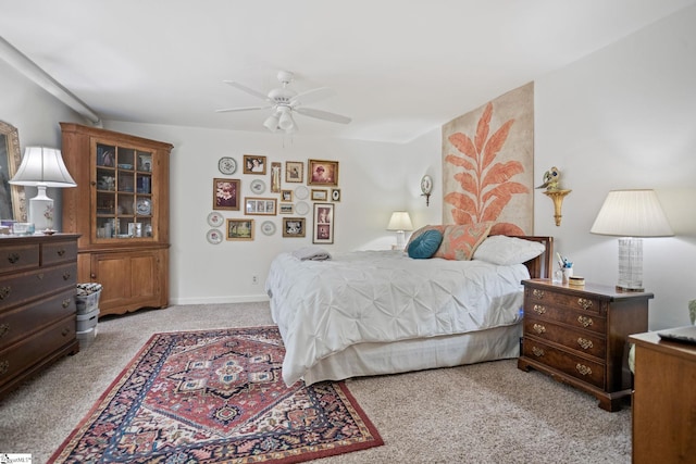 207 Sassafras Dr, Taylors, SC 29687 - carpeted bedroom with a ceiling fan