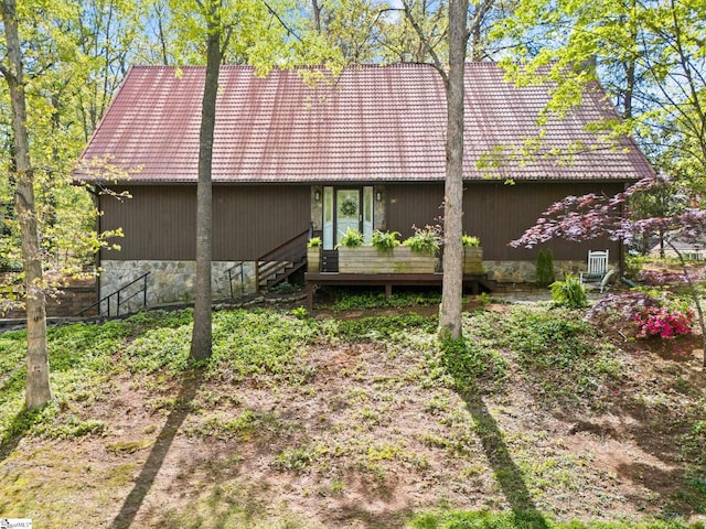207 Sassafras Dr, Taylors, SC 29687 - view of front facade with stone siding