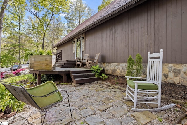 207 Sassafras Dr, Taylors, SC 29687 - view of patio / terrace featuring a deck