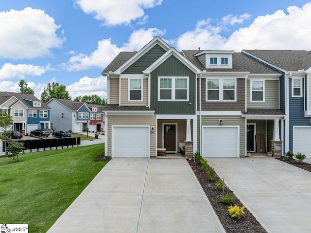 1215 Cherry Orchard Rd, Moore, SC 29369 - view of front of property with board and batten siding, driveway, and an attached garage