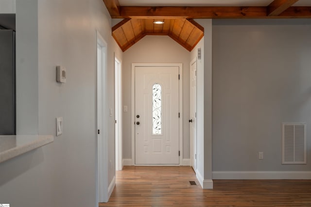 5 Mcgee St, Belton, SC 29627 - entryway featuring wood finished floors and baseboards
