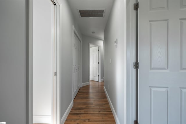 5 Mcgee St, Belton, SC 29627 - corridor with dark wood-style floors and baseboards