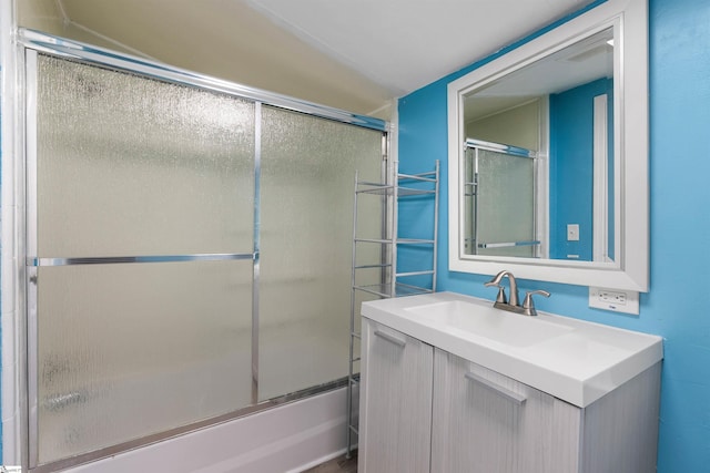 209 Edwards Rd, Lyman, SC 29365 - full bathroom with vanity and combined bath / shower with glass door