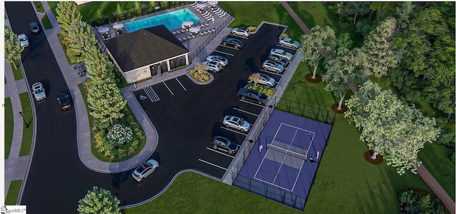 2385 Mill Loop Lot 34, Spartanburg, SC 29301 - aerial view of a pool area