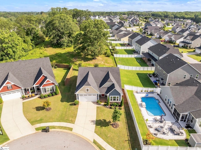 4 Inka Ct, Greenville, SC 29607 - aerial view of residential area with a pool