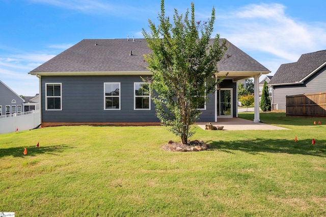 4 Inka Ct, Greenville, SC 29607 - rear view of property featuring a patio and roof with shingles