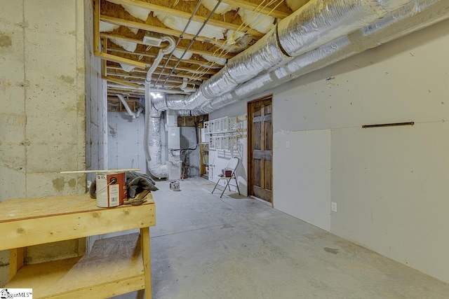 450 Johnson Ave, Anderson, SC 29621 - view of unfinished basement