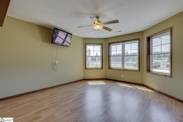 450 Johnson Ave, Anderson, SC 29621 - spare room with light wood finished floors and ceiling fan