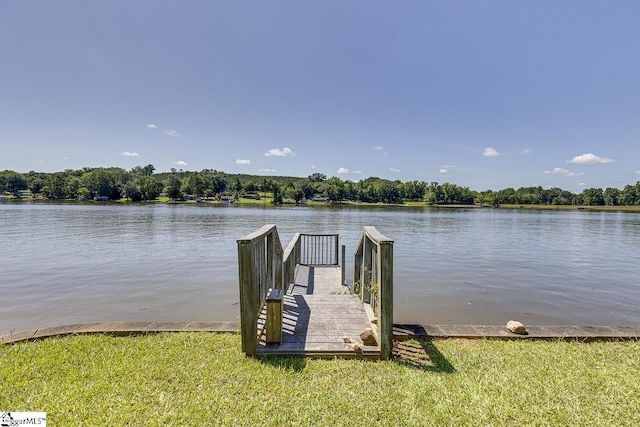 450 Johnson Ave, Anderson, SC 29621 - dock featuring a water view