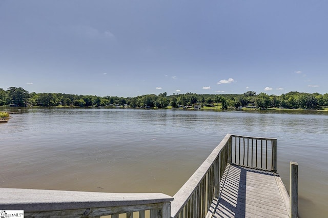 450 Johnson Ave, Anderson, SC 29621 - dock featuring a water view