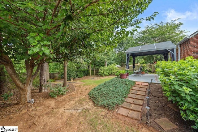 232 N Hamlet Ct, Moore, SC 29369 - view of yard with a gazebo and a patio area