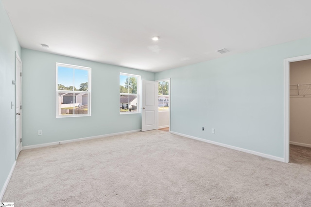 166 Bleckley Trl, Anderson, SC 29625 - unfurnished bedroom with a spacious closet, light carpet, and a closet