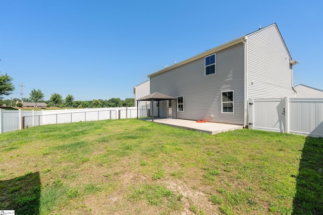 166 Bleckley Trl, Anderson, SC 29625 - rear view of property featuring a patio, a gazebo, a gate, and a fenced backyard
