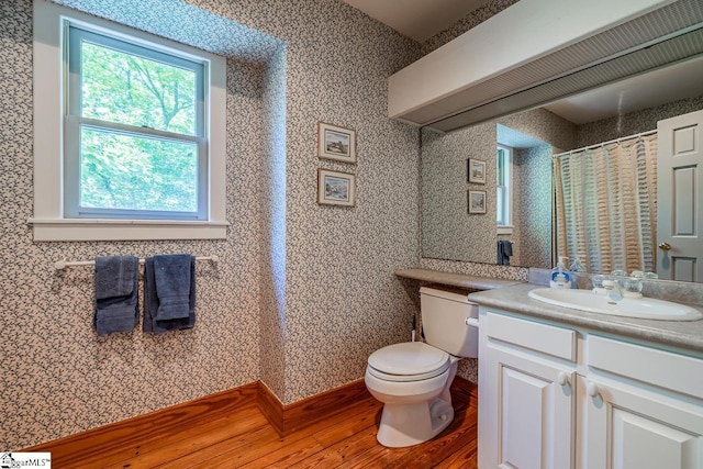 512 Doe Run, Pickens, SC 29671 - full bath featuring vanity, wood finished floors, and curtained shower
