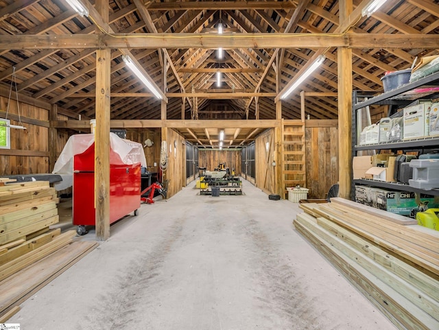 980 Mountain Forest Dr, Union Mills, NC 28167 - misc room featuring unfinished concrete floors