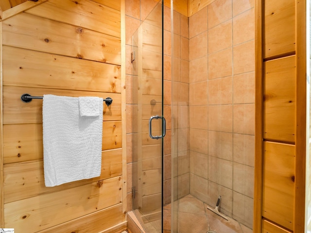 980 Mountain Forest Dr, Union Mills, NC 28167 - bathroom with a shower stall