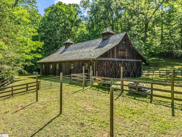 980 Mountain Forest Dr, Union Mills, NC 28167 - view of home's community featuring an exterior structure and an outdoor structure