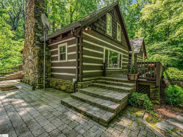 980 Mountain Forest Dr, Union Mills, NC 28167 - view of outdoor structure with stairs