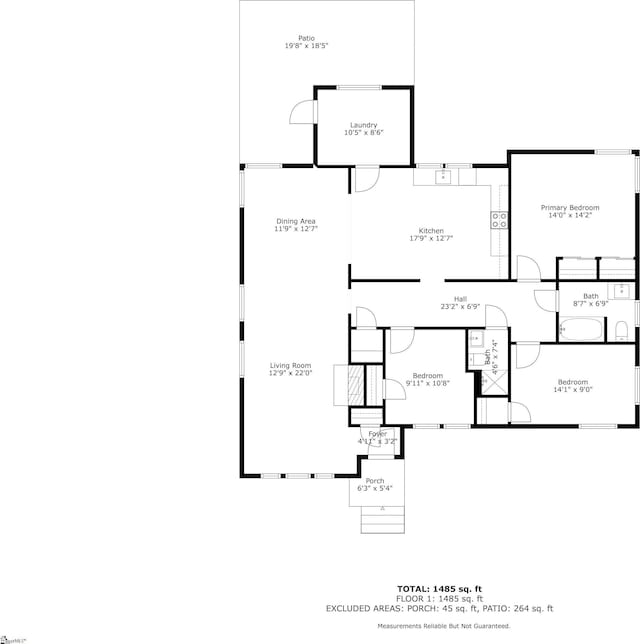 3209 Howland Dr, Anderson, SC 29626 - view of floor plan / room layout