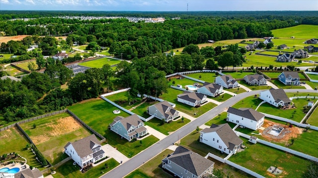 216 Deerview Trl, Simpsonville, SC 29680 - aerial view of residential area featuring a forest