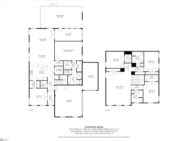 216 Deerview Trl, Simpsonville, SC 29680 - view of floor plan / room layout