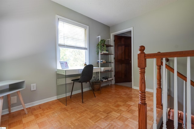 213 Quail Creek Dr, Pickens, SC 29657 - office with baseboards and a textured ceiling