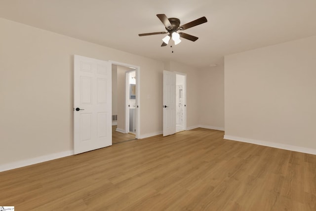 301 Thornwood Dr, Taylors, SC 29687 - unfurnished room featuring a ceiling fan and light wood-style flooring