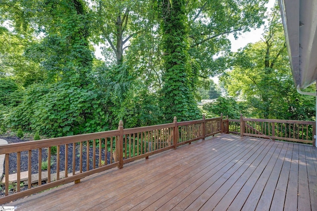 301 Thornwood Dr, Taylors, SC 29687 - view of wooden terrace