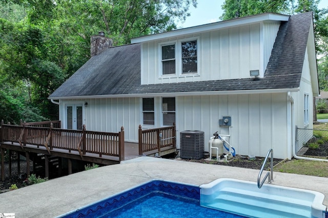301 Thornwood Dr, Taylors, SC 29687 - swimming pool featuring a deck and a patio