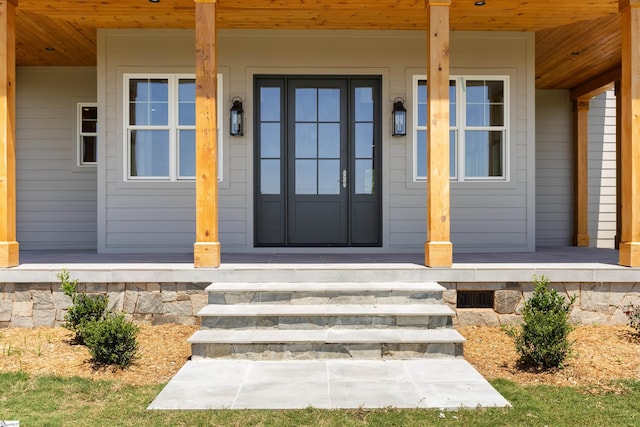 621 Bascule Ridge Ln, Campobello, SC 29322 - property entrance with covered porch