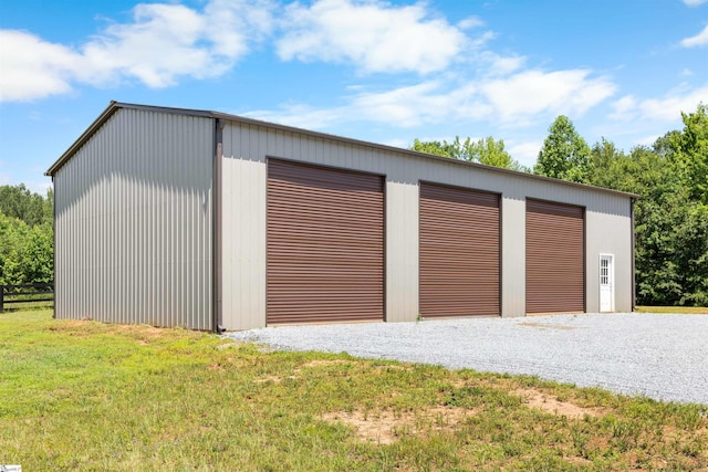621 Bascule Ridge Ln, Campobello, SC 29322 - view of detached garage
