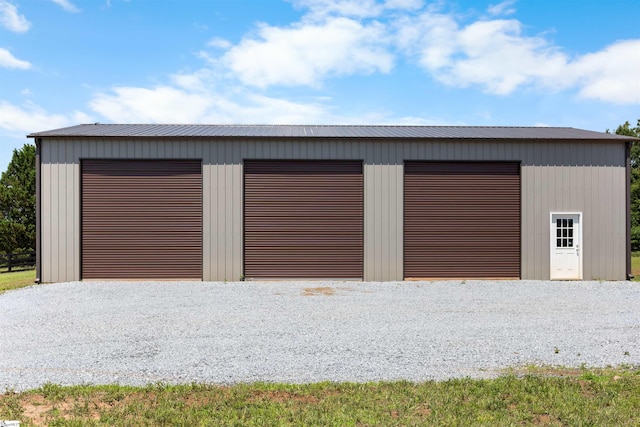 621 Bascule Ridge Ln, Campobello, SC 29322 - view of detached garage