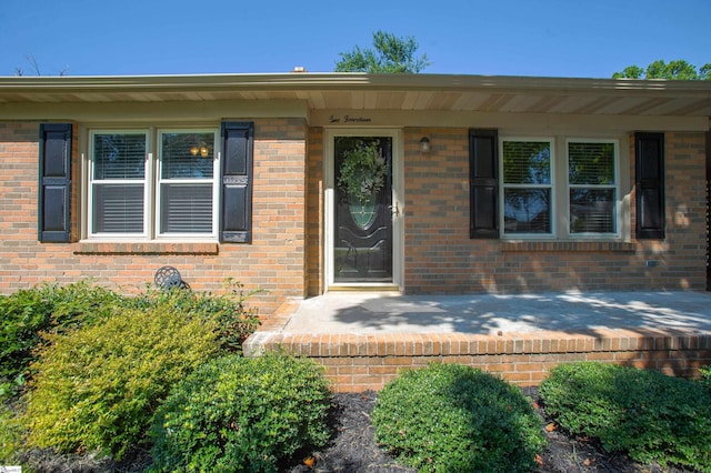 214 Cedar Cir, Easley, SC 29642 - doorway to property with brick siding