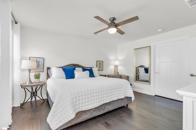 639 Lynndale Ct, Greenville, SC 29617 - bedroom featuring wood finished floors and a ceiling fan