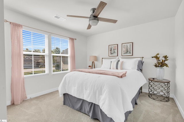 639 Lynndale Ct, Greenville, SC 29617 - bedroom featuring carpet flooring and a ceiling fan